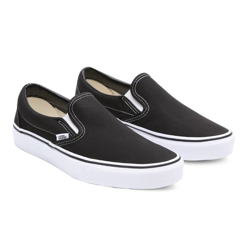 Vans Classic Slip-On Dam Svarta - Vans Slip On Skor Rea Online (RWZEU5892)